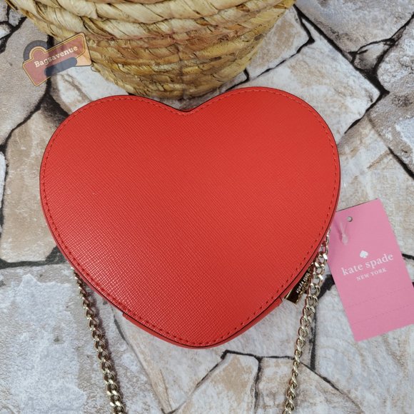 #bagsavenue fast ship  Cherry Pepper Red Love Shack Mini valentine kate spade - Picture 8 of 8